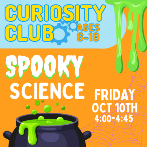 bubbling cauldron and dripping goo - spooky science friday oct 10