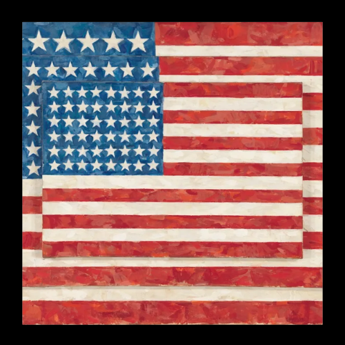 Jasper Johns, Three Flags, 1958.